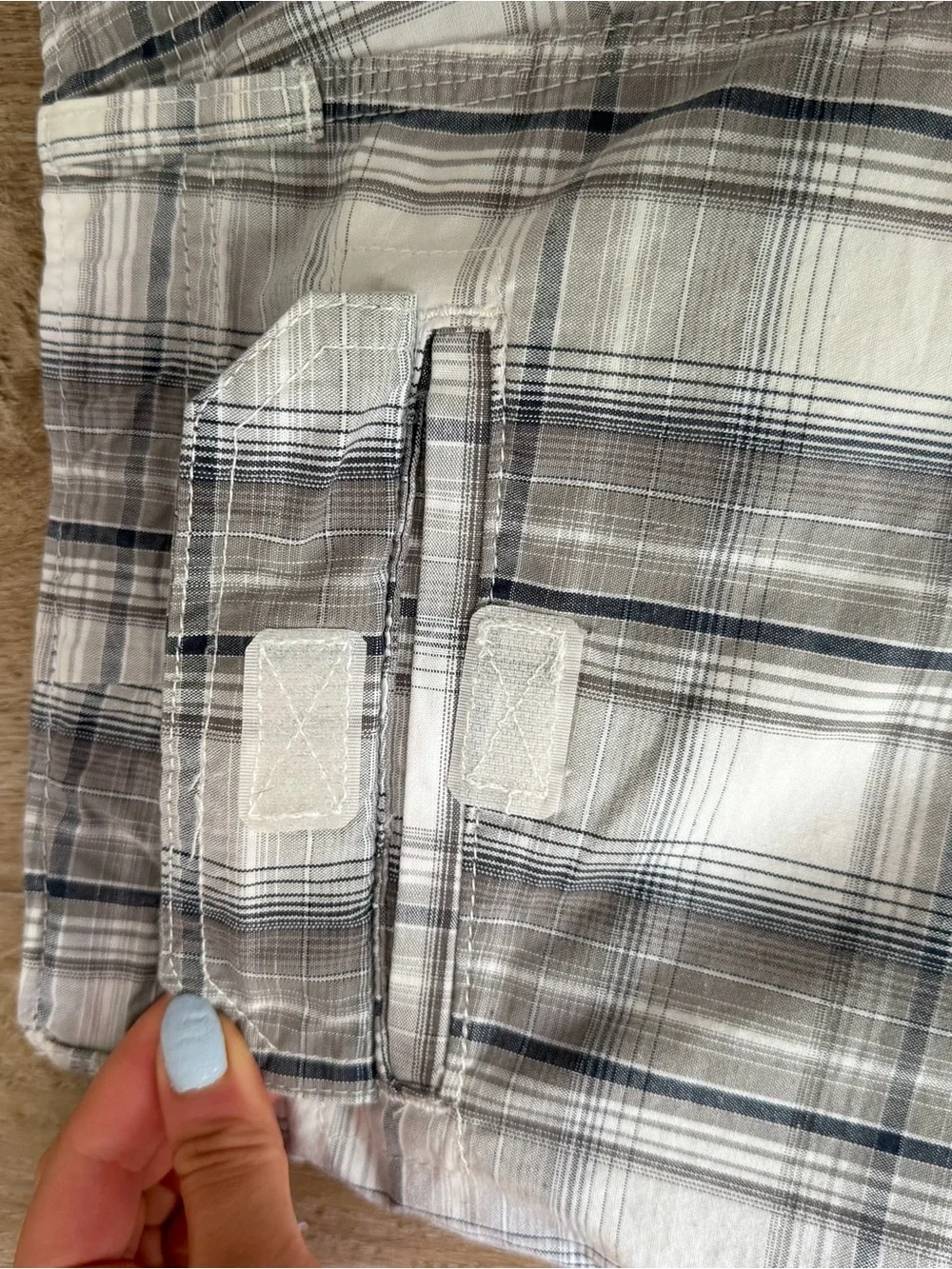 Vintage plaid shorts